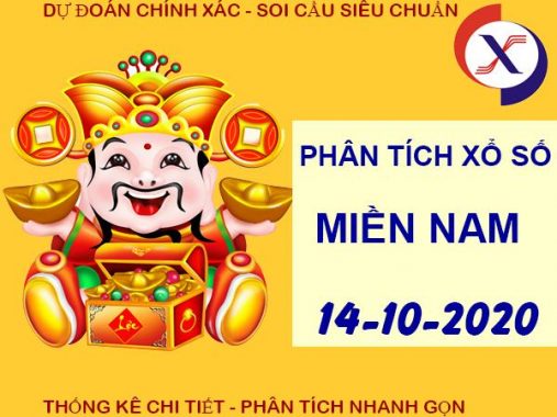 Phân tích xổ số Miền Nam thứ 4 ngày 14-10-2020