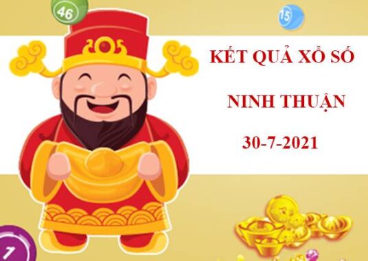 Phân tích xổ số Ninh Thuận thứ 6 ngày 30/7/2021