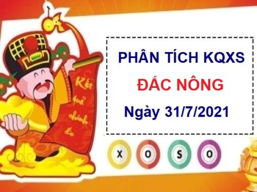 Phân tích KQXSDNO ngày 31/7/2021 hôm nay thứ 7