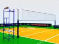 Kích thước sân bóng chuyền tiêu chuẩn theo quy định FIVB