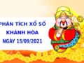 Phân tích xổ số Khánh Hòa 15/9/2021 thứ 4 hôm nay chuẩn xác