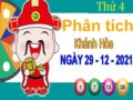 Phân tích XSKH ngày 29/12/2021 – Phân tích KQXS Khánh Hòa thứ 4