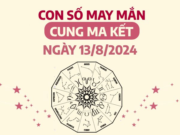 Con số may mắn của cung Ma Kết ngày 13/8/2024 dễ đón lộc