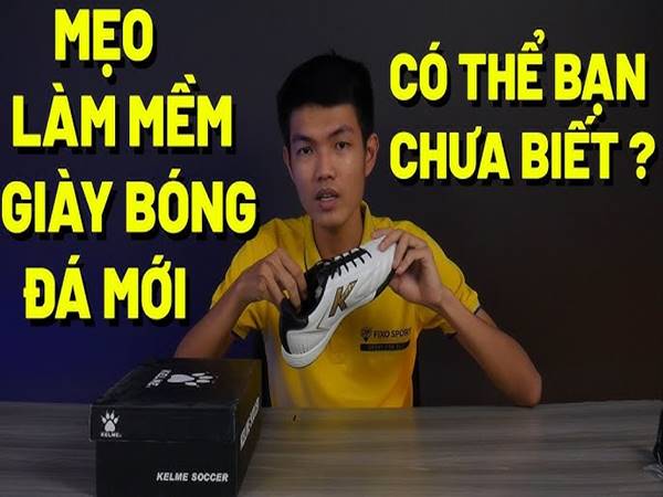 Cách làm mềm giày đá bóng nhanh nhất và lợi ích của nó