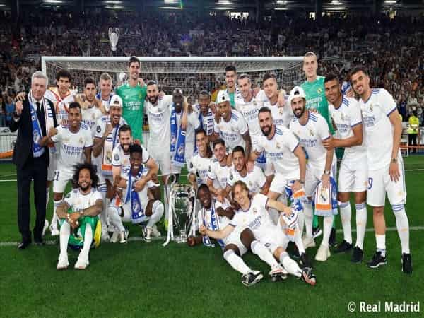 Đội hình Real Madrid chung kết C1 2022 màn ngược dòng