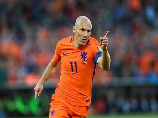 Số bàn thắng cầu thủ Robben ghi cho đội tuyển Hà Lan