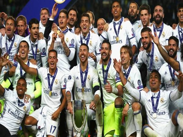 Những danh hiệu đội hình Real Madrid giành được mùa 2016/17